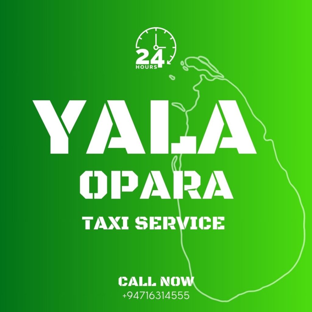 Why Choose Yala Opara Taxi Services for Exploring Sri Lanka? 6 Taxi Service App Bold Yellow Black Instagram Post